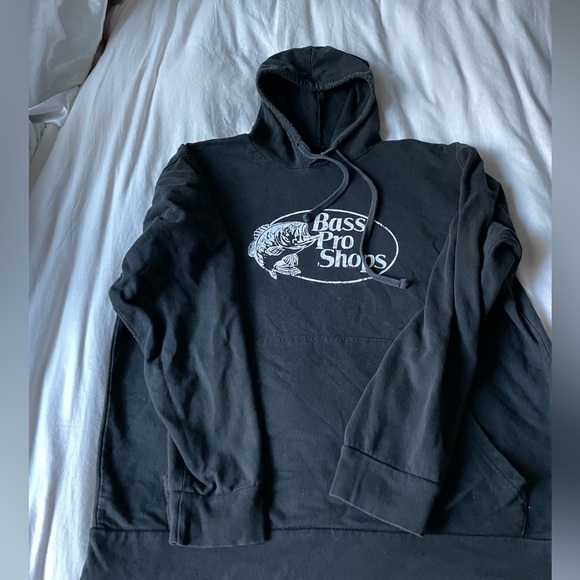 Black bass pro shops hoodie size large - Picture 3 of 5